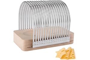 Marstey Potato Slicer, Potato Slicing Rack Cutter Onion and Tomato Slicing Rack, Fixed Stainless Steel Food Slicer for Slicing Tomato, Potato, Meat, Muffin Manual Food Cutter