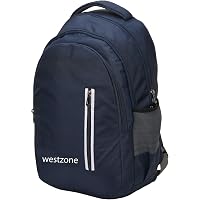School office regular waterproof rain cover laptop bag Hi storage college 25 L Backpack 25 L Laptop Backpack (Navy blue…