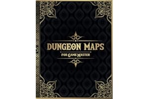 Dungeon Maps for Game Master: 50 Unique and Customizable Dungeon Maps for DnD Tabletop Role-Playing Games (RPG Maps for Game Master)