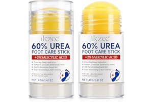 PLOBRT Urea Foot Cream, Urea Cream 60 Percent for Feet, Natural Foot Cream for Cracked Heels and Dry Skin-Cracked Heel Repair Cream-Contains 2% Salicylic Acid（2PCS）