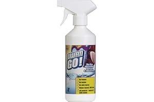 Home Strip Graffiti Go 500ml - Solvent Free Graffiti Remover, Paint Stripper, Coatings Cleaner for Wood, Metal, Brick, Concrete, Stone, Plastic & More