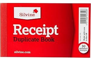 SILVINE Quittungsblock mit Durchschlag