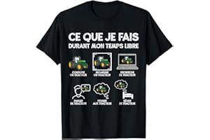 CADEAU TRACTEUR & AGRICULTURE Tracteur Homme Femme Garçons Enfant Fermier Agriculteur T-Shirt
