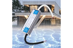 SUCIKORIO Transformator LED 12V 24W Wodoodporny IP67 Trafo LED AC 230V Na DC 12V 2A Ultracienki Stałe Napięcie Sterownik LEDs Zasilacz Przełączalny Trafo Niskonapięciowy Do Taśm LEDs, Na Zewnątrz