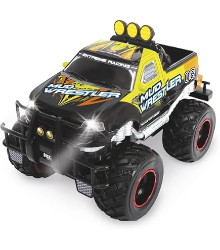 Dickie Toys - Coche Teledirigido Por Radio Control Remoto Para Niños A Partir De 6 Años Con Mando A Distancia (2 Canales FS, 2,4 GHz) Y Pilas, 15 Cm, Hasta 6 Km/h