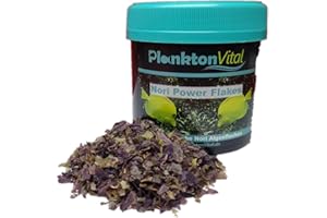 PlanktonVital - Nori Power Flakes Seaweed Nori Algen Flocken Meerwasser Algenfutter Fischfutter Aquariumfutter (250ml Nori Flocken)