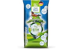 Eggersmann EMH Cool Muesli 20kg - muesli pour Chevaux à teneur réduite en protéines, sans Avoine - Aliment complémentaire pour Chevaux et poneys - Aliment Naturel pour Chevaux