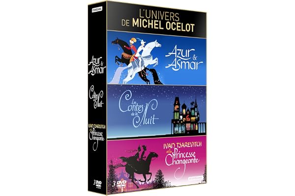 COFFRET 2022 : MICHEL OCELOT - 3 DVD