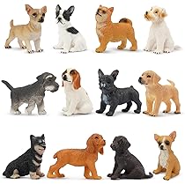 Toymany Juego de 12 figuras de mini perros de juguete – Mom to Mom