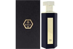 REEF 33 Eau de Parfum, kryddig komposition med saffran, rosmarin och oud, unisex doft, 100 ml