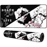 McStorey ZEN XXL Mouse Pad 90x40 cm, B&uuml;y&uuml;k Masa Matı, 3 mm Dikişli Kenar, Kaymaz Kau&ccedil;uk Taban, Gaming Mousepad &ndash; Death &amp; Life