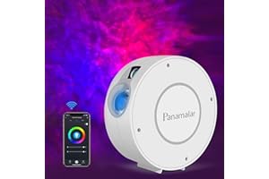PANAMALAR Smart Star Projector, WiFi Galaxy Projector with LED Nebula Cloud, Alexa Compatible, APP Control, Timer Setting, 360° Rotation Night Light for Kids Adults Bedroom Home Gifts Party