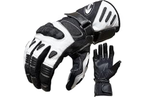 PROANTI Motorradhandschuhe Summer Motorrad Handschuhe (Gr. XS - XXL, Weiß)