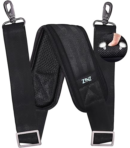 Tracolla Regolabile Per Borsa - Nera, In Nylon, Con Ganci In Metallo, 75-145 Cm - Foto 3