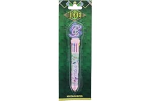 Blueprint Collections Wicked Multi Colour Pen | 10 Colour Ballpoint Pen | Fun Stationery for Kids & Fans | Ideal for School, Journaling & Crafts | Wicked Stationery & Gifts