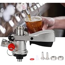 PerGar Bierfasspumpe Aus Edelstahl – 4-Zoll Fasshahn Für Homebrew, Partys, Bars & Restaurants