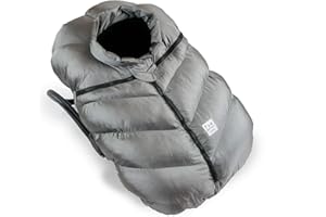 7 A.M. 7AM Enfant Car Seat Covers - Cocoon Baby Cover for Boys & Girls, Rain & Snow Repellent, Breathable Windproof, Center Zipper, Universal Fit for Infant Car Seat (0-12M)