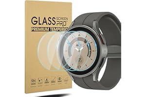 SUOMAN Diruite 4 Sztuki Ochraniacz Ekranu do Samsung Galaxy Watch 5 Pro 45mm,HD Szkło Hartowane Folia Ochronna do Samsung Galaxy Watch 5 Pro 45mm Screen Protection
