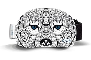 SOGGLE Gafas de esquí con funda de microfibra (tamaño único)