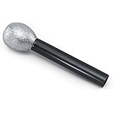 Bristol Novelty BA852 Glitter Microphone, Unisex-Adult, One Size