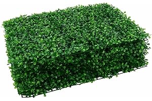 Trintion 6pcs Artificial Leaves Hedge Panels 40x60cm Grass Plant Wall Panels Hedge Wall Panels Trellis Privacy Fence Ivy Leaf Screen Backdrop for Indoor Home Decoration Outdoor Garden Ornaments