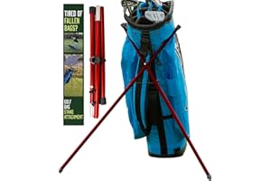 DIOCHEY CREATIONS Golf Bag Stand Attachment Foldable Legs Only | Portable Attachable Stand for Golf Bag Legs Only Golf Stand | Golf Gifts for Mens Golf Bag Accessories | Preventing Cart Bag Falls and Golf Club Damage