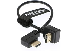 Alvin's Cables Z CAM E2 L kształt 2.0 kabel HDMI do monitora Portkeys BM5 90 stopni do kąta w dół 30 cm