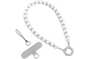 SURPHY Cordon Téléphone Portable en Perlée, Bijoux de Téléphone, Charm Téléphone