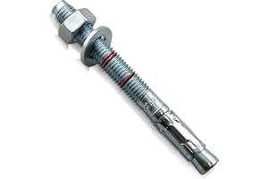 FRATRISPRO Schwerlastdübel M12 x 100 verzinkt 20 Stück - ETA Zulassung | Option 7 für ungerissenen Beton | Beton-Anker für schwere Lasten | Bolzenanker Betonanker Ankerbolzen Schwerlastduebel | M8 M10 M12