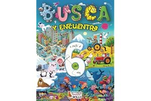 Busca y Encuentra a partir de 6 años: Libro Gigante de Juegos educativos y actividades divertidas para niños, Encuentra Animales de la Granja, del ... (¡Mis Grandes Retos de Busca y Encuentra!)