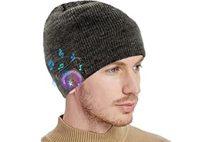 seenlast Gorro Bluetooth, Regalos Originales para Hombres Mujeres, Ideas Regalo Hombre Papa Gorro de Invierno con Música y Auriculares Inalámbricos Estéreo HD para Novio Navidad