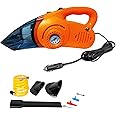 Oshotto 100W Heavy Duty Car Vacuum Cleaner Cum 120W Heavy Duty OSHO-102/O Air Compressor/Tyre Inflator (2 in 1) Honda City I-