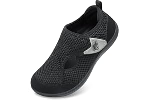 JOINFREE Women’s Wide Fit Barefoot Walking Shoes – Zero Drop Comfort Trainers with Adjustable Strap, Breathable Non-Slip Casual Shoes for Swollen or Sensitive Feet