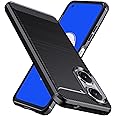 Natbok Cover per ASUS Zenfone 9/ASUS Zenfone 10,Progettare in Fibra di Carbonio e TPU Shell AntiGraffio Protettiva Custodia p