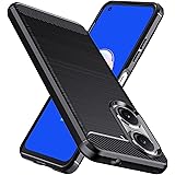 Natbok Coque pour ASUS Zenfone 9/ASUS Zenfone 10,Premium TPU Souple & Fibre de Carbone Housse ASUS Zenfone 9 Antichoc, Anti-R