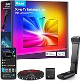 Govee TV Backlight 3 Lite with Fish-Eye Correction Function Sync to 55-65 Inch TVs, 3.6m RGBICW Wi-Fi TV LED Backlight with C