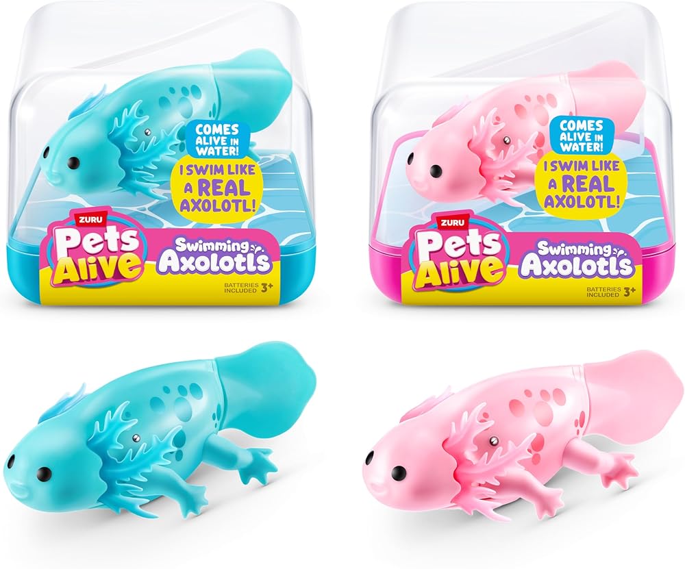 Pets Alive Yüzme Robo Axolotl (2'li Paket) ZURU