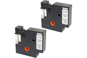 PRESTIGE CARTRIDGE 2x Nastro per Etichette compatibile per Dymo D1 45020 S0720600 Bianco su Trasparente 12mm x 7m per DYMO LabelManager 160 210D 260P 280 360D 420P 500TS PnP MobileLabeler LabelPoint LabelWriter 450 Duo