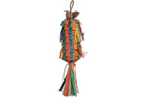 Parrot Essentials Palm Leaf Pinata Shredding Natural Parrot Toy - Medium