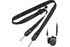 MINSHUXI Correa Camara,Correa de Hombro para cámara Camera Strap Quick Release Longitud Ajustable de 100 a 150 cm für Canon Nikon Sony DSLR