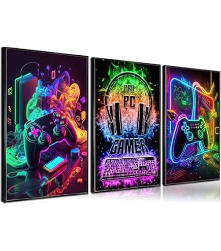 Islandburner Tableau Sur Toile 'Les Néons De Shanghai Nuit' - Poster Mural XXL 170x80cm (5 Panneaux) - Décoration Chambre, Salon