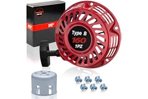 1PZ FPB-16C Avviamento posteriore con Coppa Tipo B Sostituzione per Honda Gx120 Gx160 Gx200 4hp 5.5hp 6.5hp Generatore Motore Avviatore a richiamata Avviamento Tirare Pull Start Starter Recoil