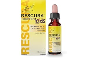 ‎BACH RESCURA Bachblüten Original Bach RESCURA Kids Tropfen Alkoholfrei, 10ml | Bachblütenmischung für Kinder | Original nach Dr. Edward Bach | ehemals Rescue