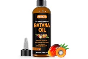 MISICH Raw Batana Oil for Hair Growth, 100% Natural Organic Botana Oil for Men & Women, Pure, Unrefined, Enhances Thickness, Prevent Hair Loss