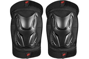 SVCEQZE Genouillères de motocross, genouillères de moto, genouillères réglables | Équipement de protection de moto antichoc pour motocross, VTT