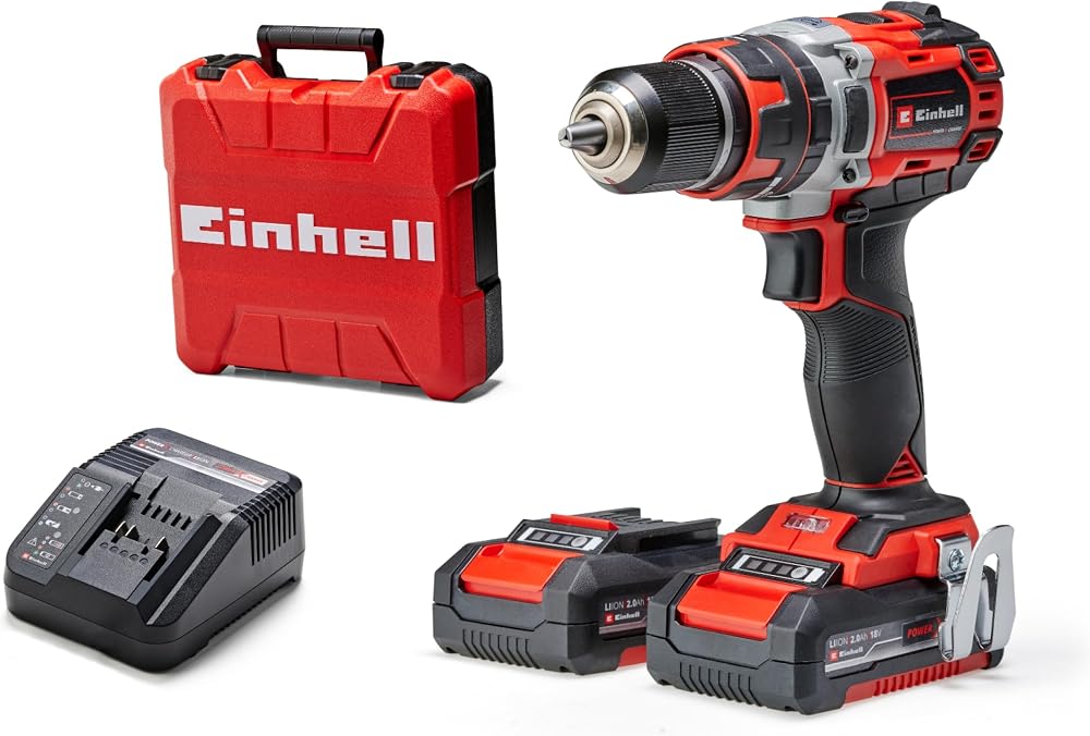 Einhell Professional Akülü Darbeli Vidalama TP-CD 18/50 Li-i BL Kit 4513940 | PXC | 18 V | Kömürsüz | 50 Nm | darbeli delme fonksiyonu | 13 mm metal mandren | 2x 2.0 Ah akü ve şarj cihazı