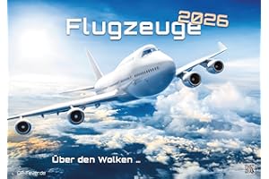 Planes - Über den Wolken - Flugzeuge - 2026 - Kalender DIN A3: Der Wandkalender mit den besten Flugzeug-Motiven für das Jahr 2026 im Format DIN A3 (ca. 42 x 30 cm)!