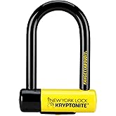 Kryptonite New York Fahgettaboudit Mini Bisiklet Kilidi, Sarı, K&uuml;&ccedil;&uuml;k