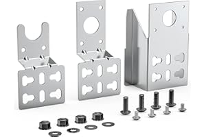 Onlyfire Uniwersalny Zestaw Uchwytów ze Stali Nierdzewnej | Zestaw Uchwytów do Silnika Rożna Grilla|uchwyt Silnika Grilla do Rożna Obrotowego | Uchwyt Silnika do Grilla Gazowego