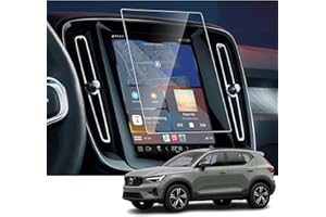 KZIOACSH Tempered Glass for Volvo XC40/XC60/XC90 2017-2025 8.7 Inch, 9H Hardness Scratch Resistant GPS Navigation Protective Film Ultra Clear Anti Fingerprint Center Control Touchscreen Protector